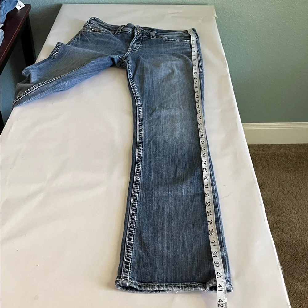 Silver Jeans front zipper